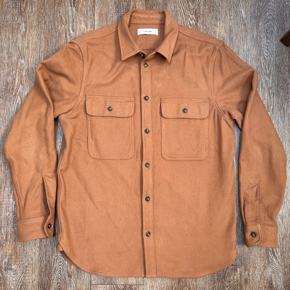 Everlane Tops - Everlane Camel Corduroy Shirt Jacket - Size M